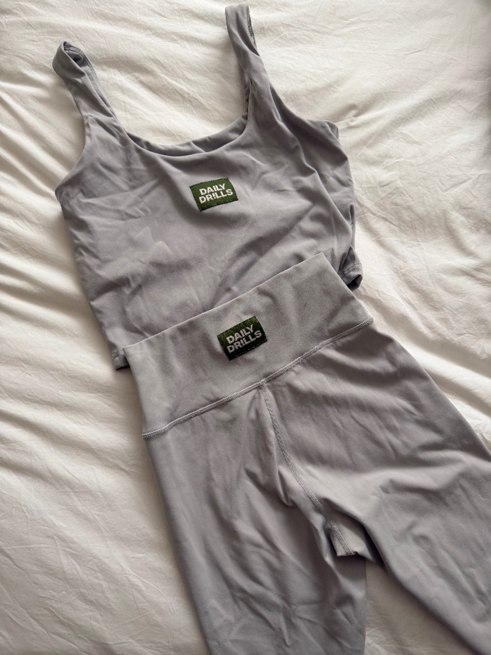 Daily Drills Grey Workout set (Pants and Top sold together)